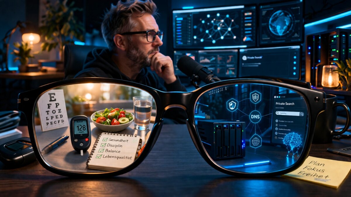 Die Abschweifung 79 Zwischen Brille, Blutzucker und Heimserver